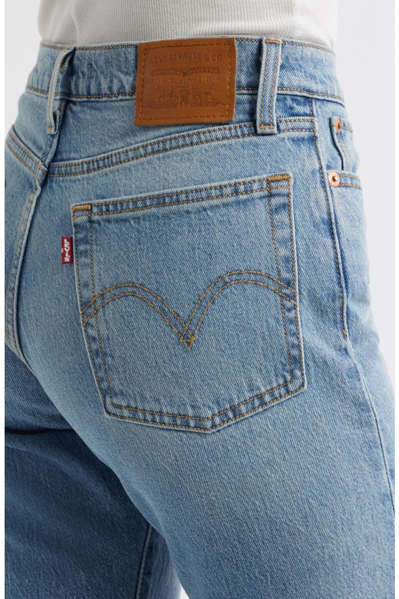Wedgie High Waist Straight Leg Jeans, Alternate, color, PATINA FOREVER WEDGIE