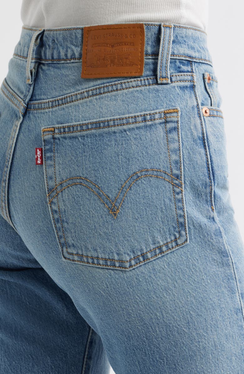 Levi's Wedgie High Waist Straight Leg Jeans, Alternate, color, Patina Forever Wedgie