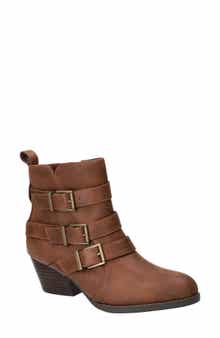 Bella Vita Bowie Buckle Strap Bootie - Multiple Widths Available
