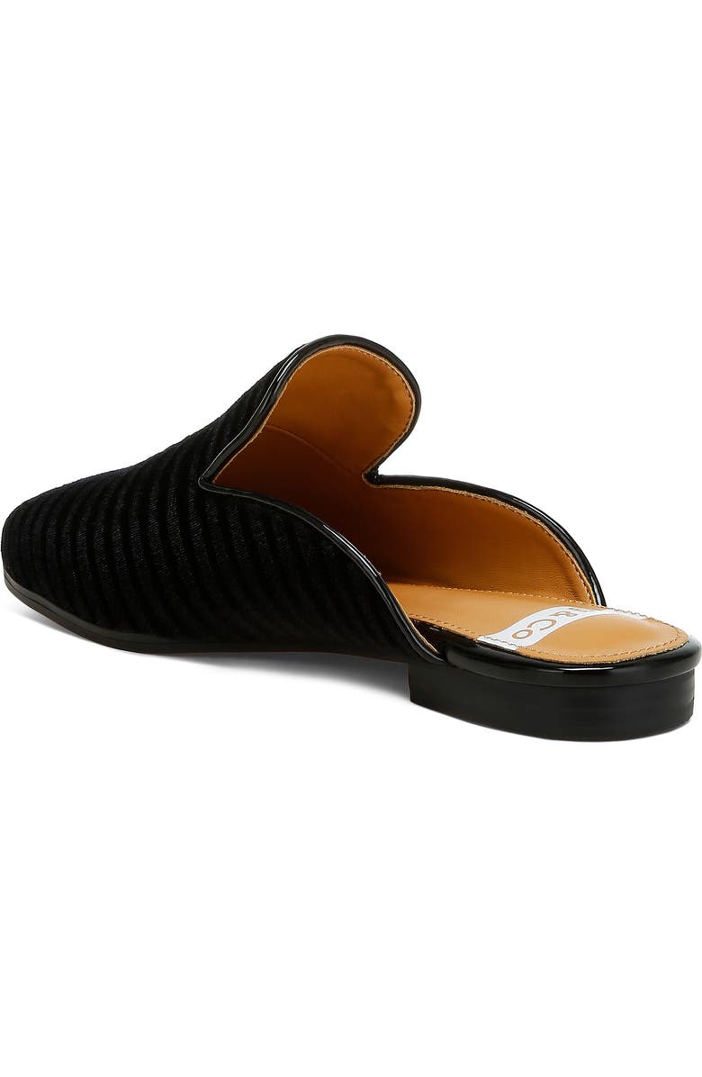 Rag & Co Ouzini Textured Velvet Mule, Alternate, color, Black