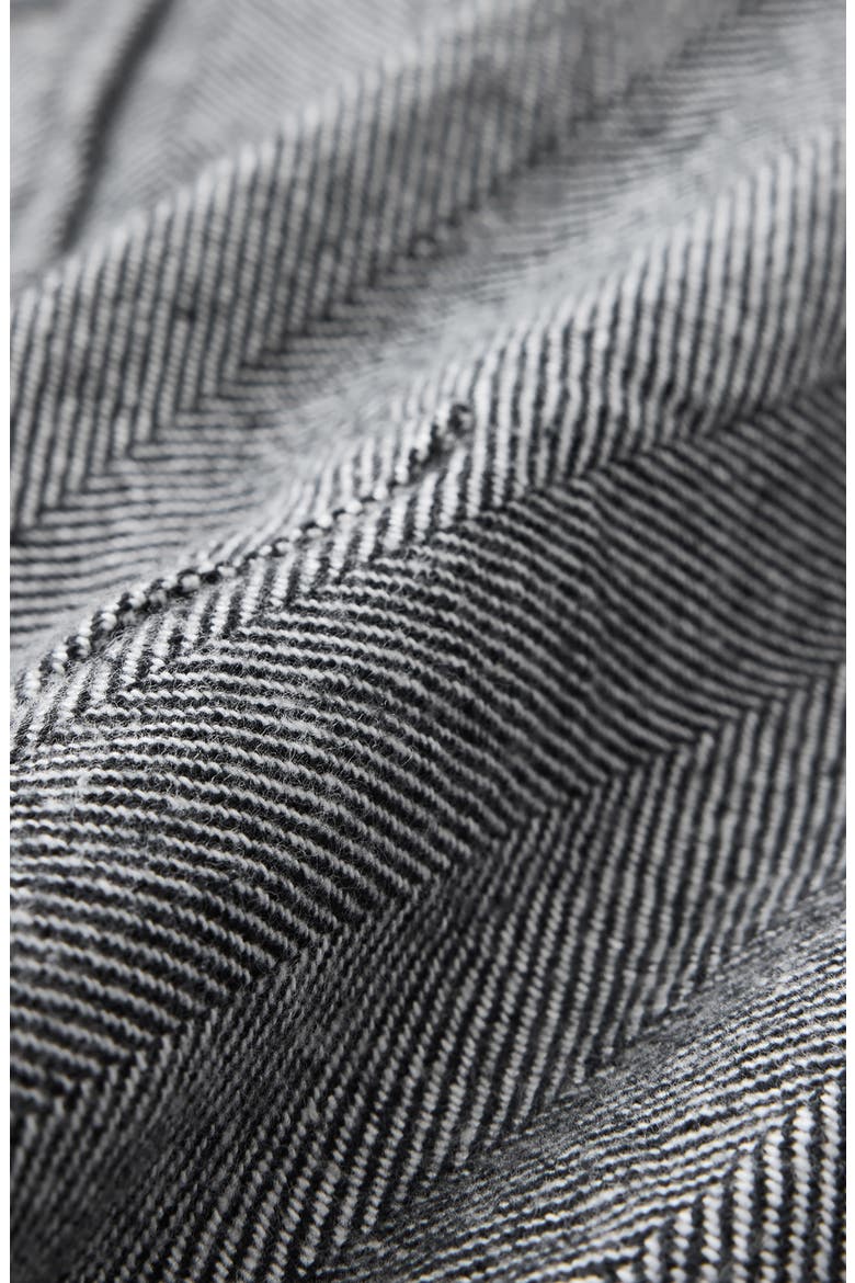Jameson Herringbone Snap Jacket, Alternate, color, SMOKED PEARL GREY