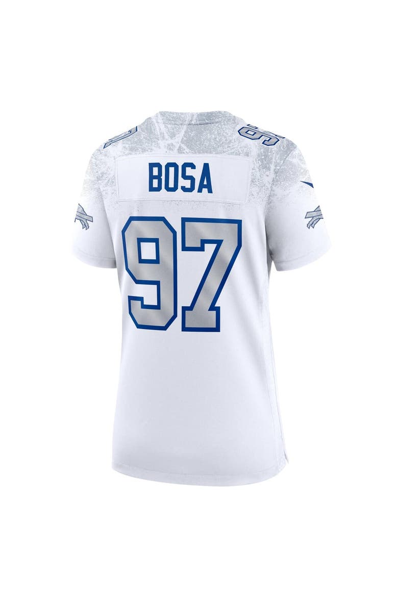 Women's Nike Joey Bosa White Buffalo Bills 2025 Rivalries Collection Game Jersey, Alternate, color, White