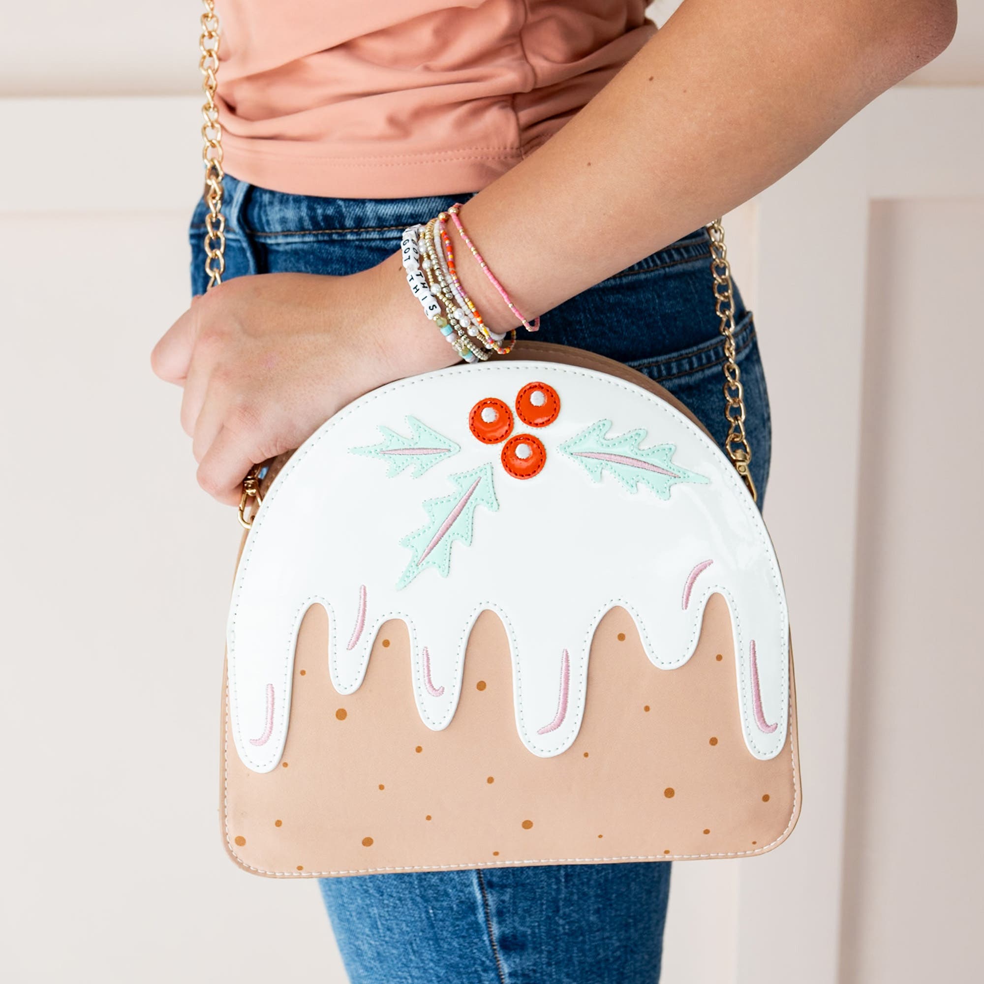 Daydream Society Baking Spirits Bright Figgy Pudding Purse, Alternate, color, Assorted Pre-Pack