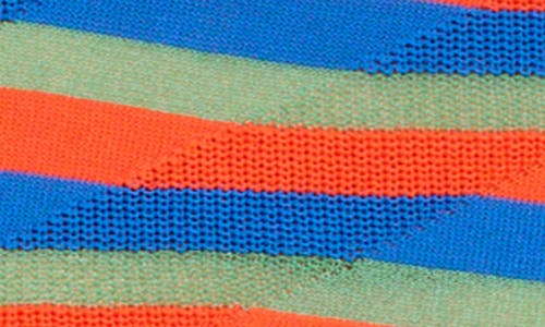 Staud Nicholas Stripe Sweater In Blue