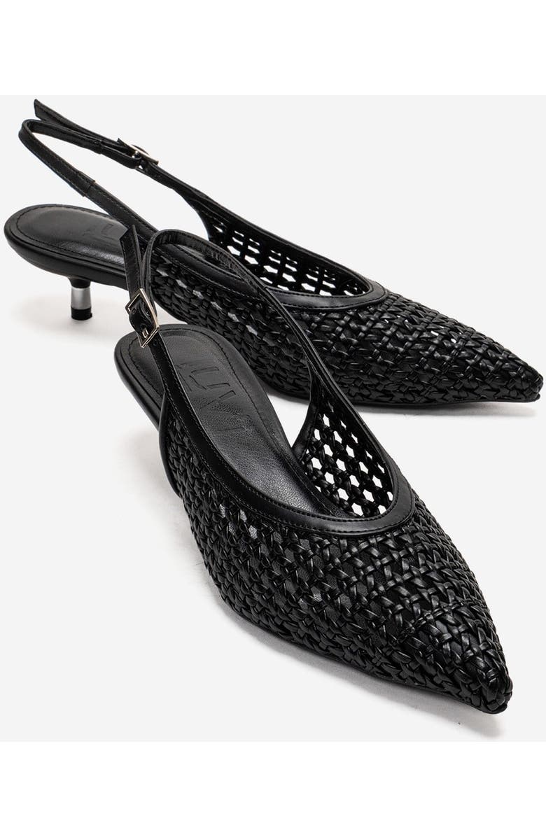 Prologue Shoes Orelis Kitten Heel Pump, Main, color, Black