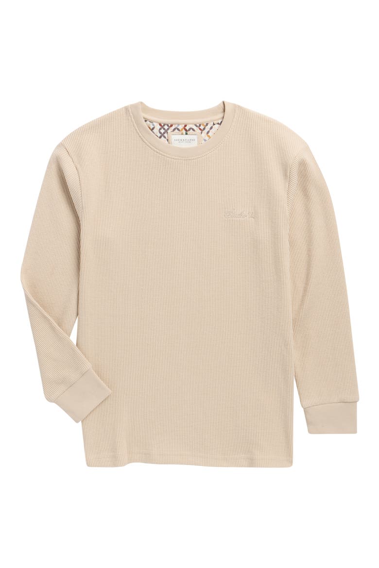 Kids' Long Sleeve Thermal Shirt, Main, color, SAND