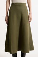 Karen Millen Milano Knit Full Midi Skirt