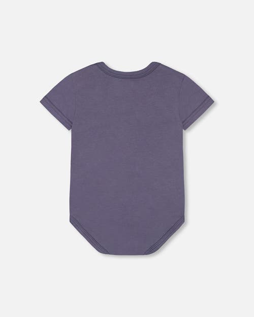 Deux Par Deux Baby Boy's Organic Cotton Bodysuit Navy Blue In Navy Blue