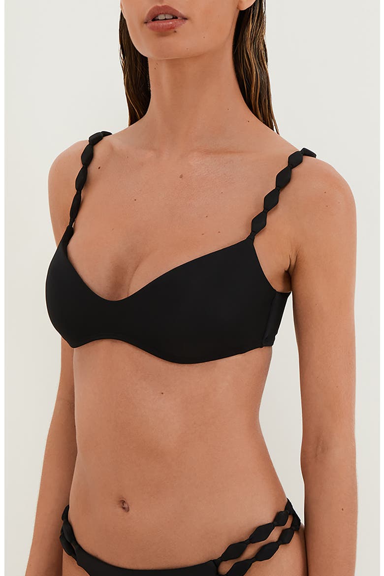 Alexa Vivian Bikini Top, Main, color, BLACK