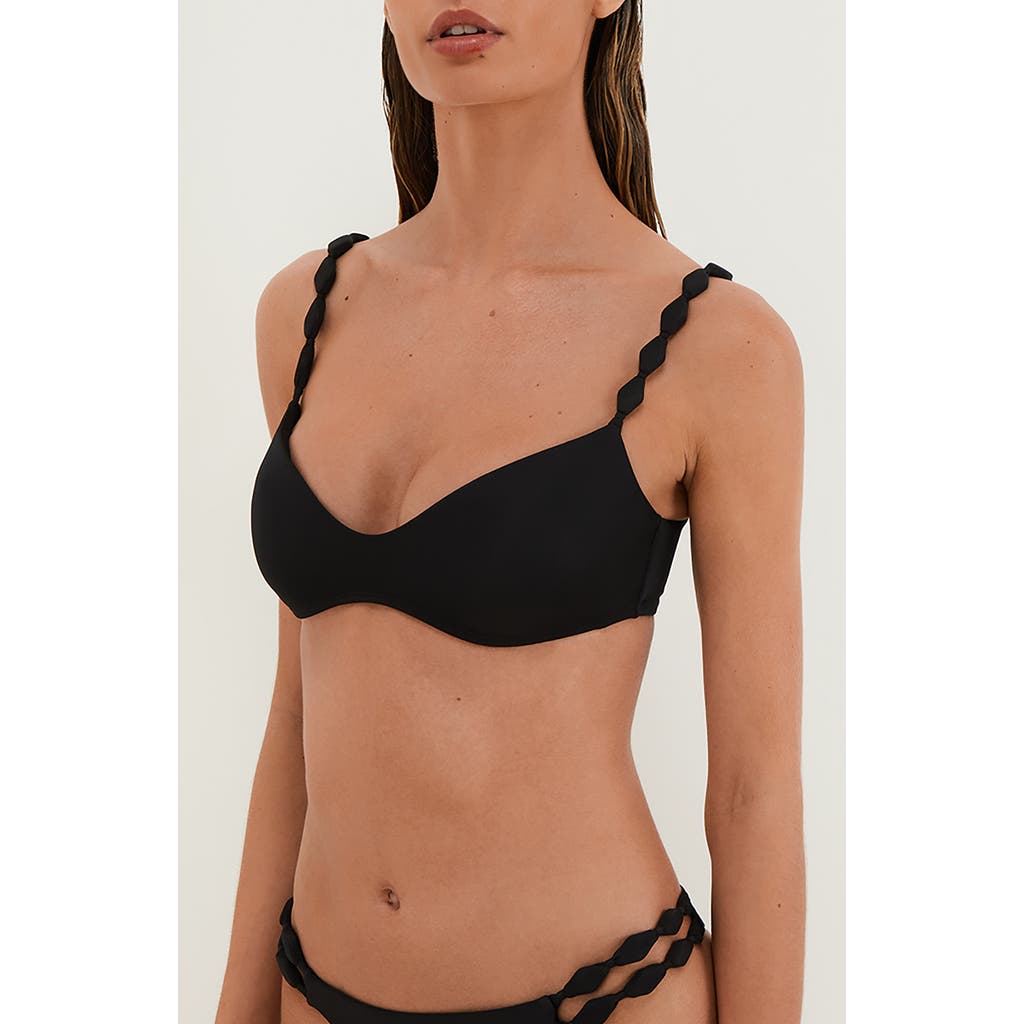ViX Paula Hermanny Alexa Vivian Bikini Top in Black  product
