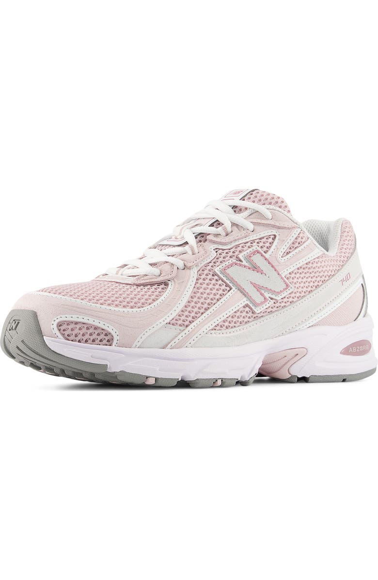 New Balance Gender Inclusive 740 Sneaker, Alternate, color, Stone Pink/ Rosewood