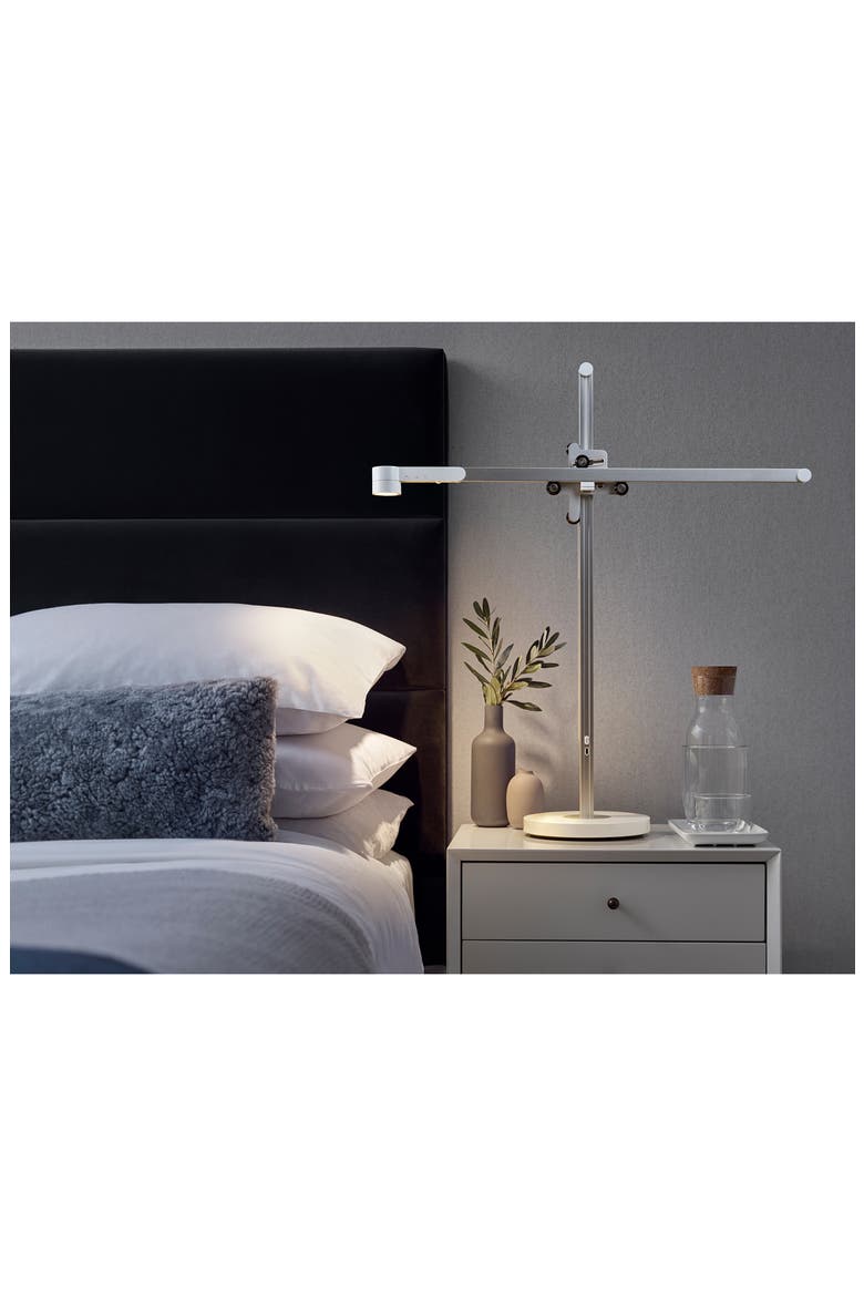 Lightcycle™ Task Light, Alternate, color, WHITE/ SILVER