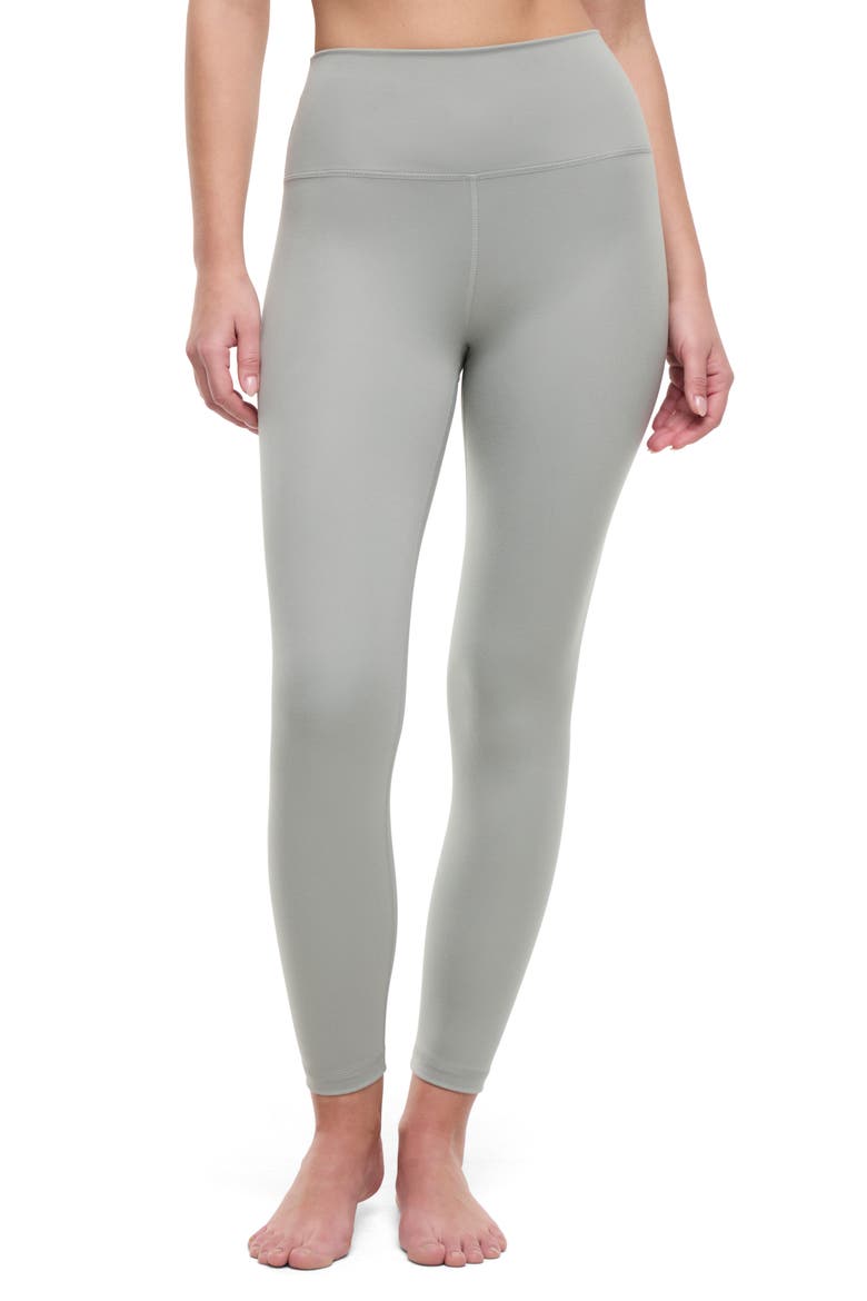 2-Pack Easy High Waist Crop Leggings, Alternate, color, BLACK/WROUGHT IRON