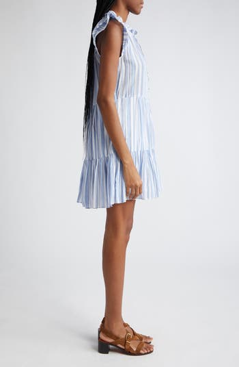 Zee Stripe Tiered Minidress