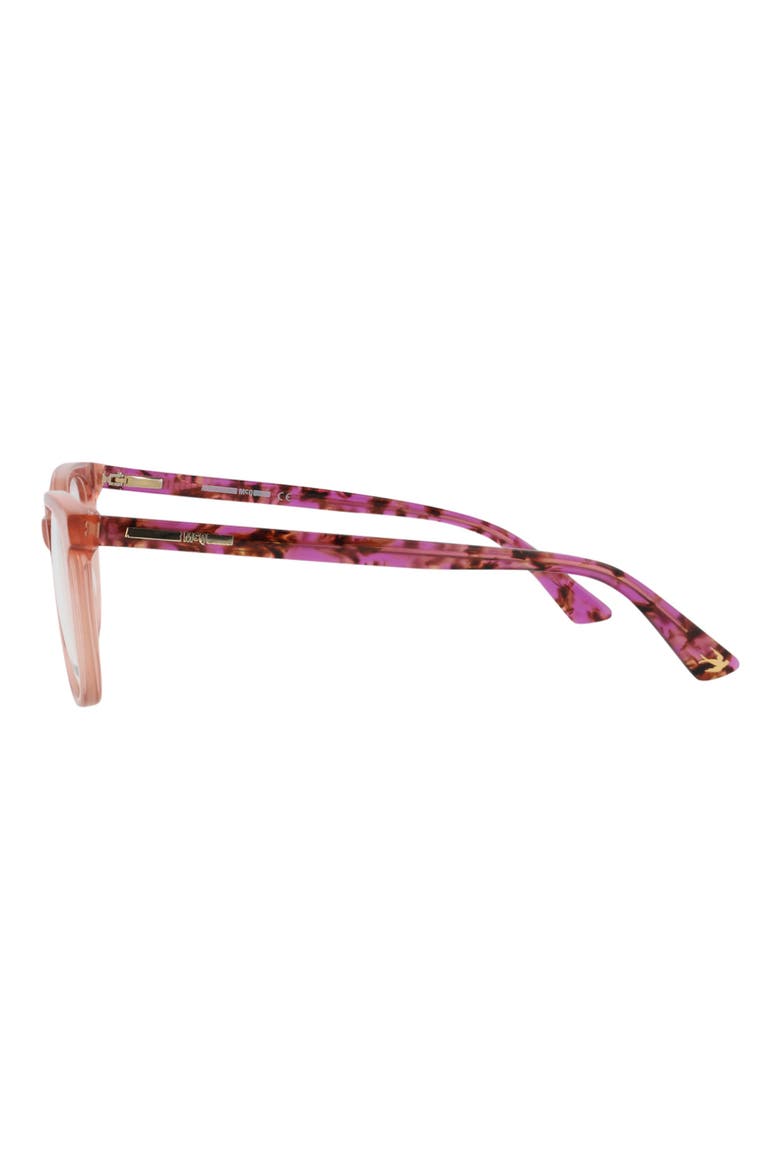 52mm Square Optical Glasses, Alternate, color, PINK HAVANA