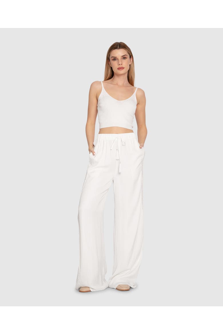 Everywhere All At Once Wide Leg Pant, Main, color, White