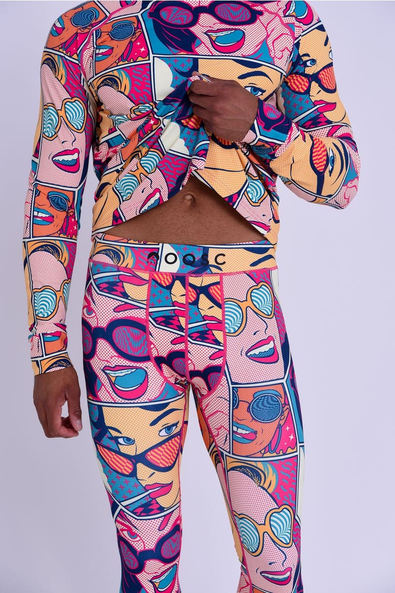 Baselayer Pant - Comic Book Candy Men's, Alternate, color, multi-colour