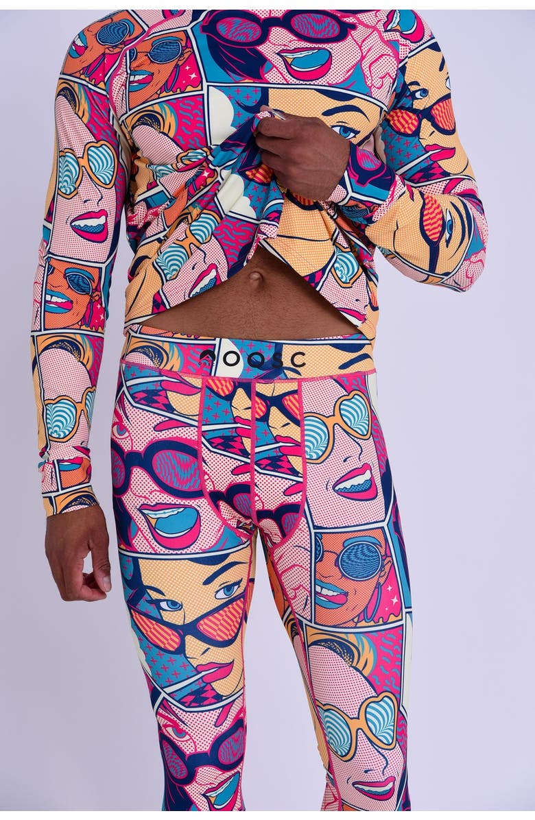OOSC Baselayer Pant - Comic Book Candy Men's, Alternate, color, Multi-Colour