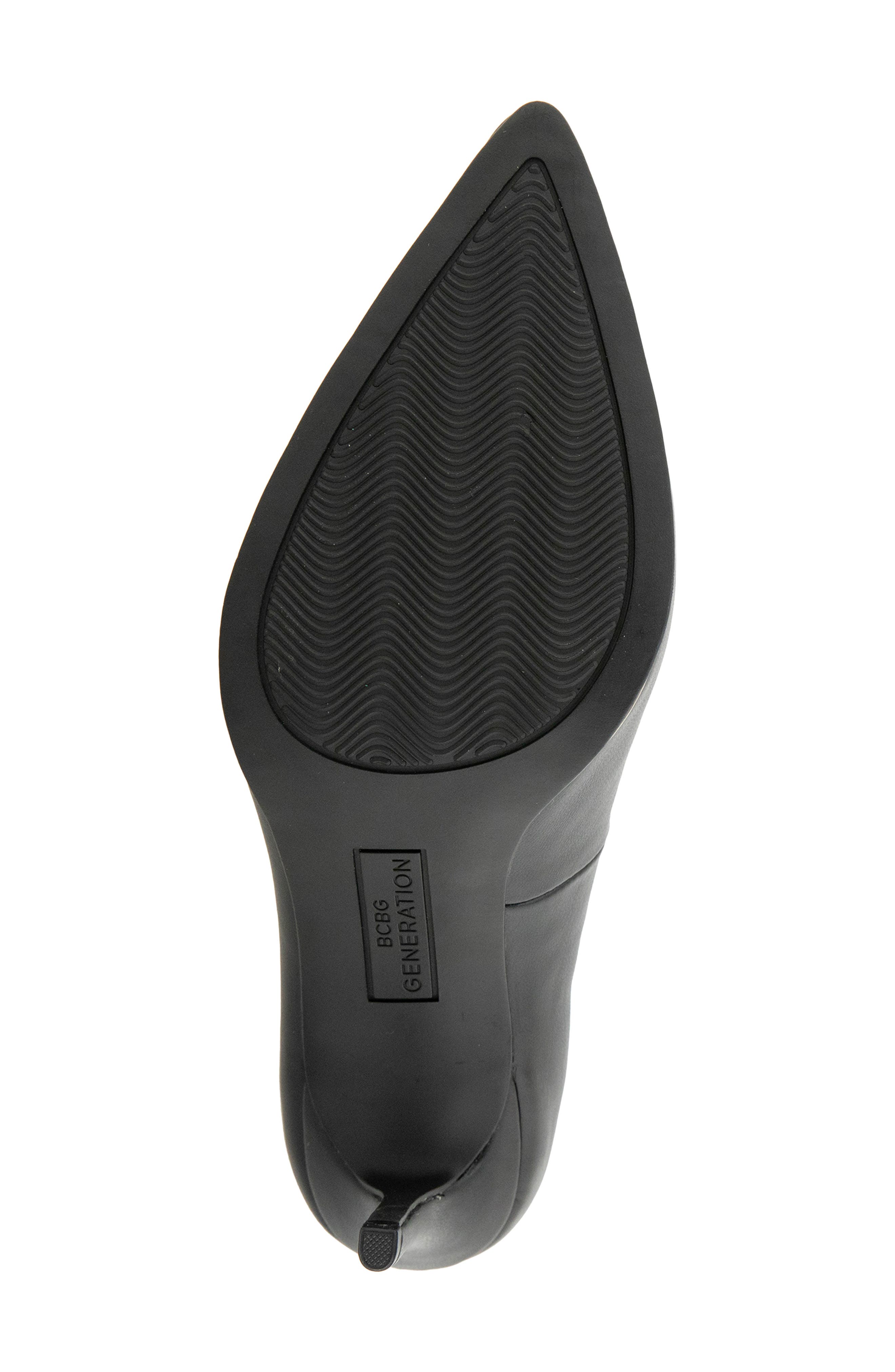 Bixxo Faux Leather Pump, Alternate, color, BLACK PU