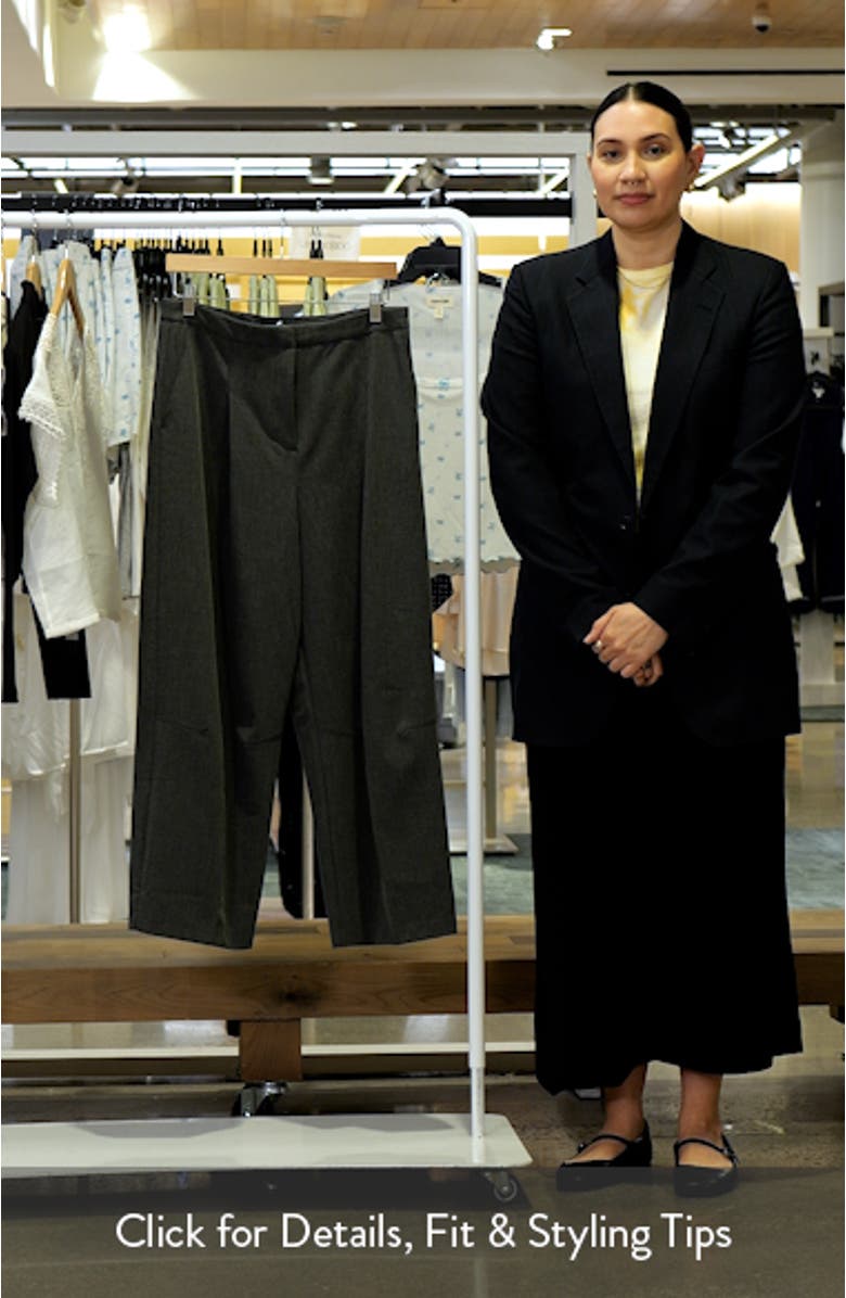 Pleated Straight Leg Pants, sales video thumbnail