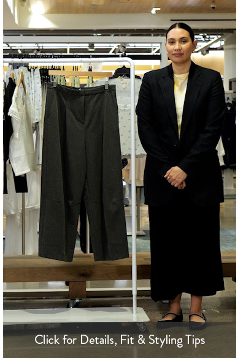 Pleated Straight Leg Pants video