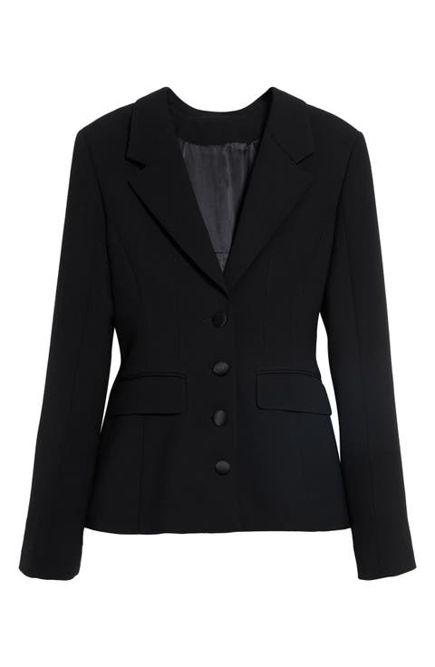 Double Crêpe Virgin Wool Jacket