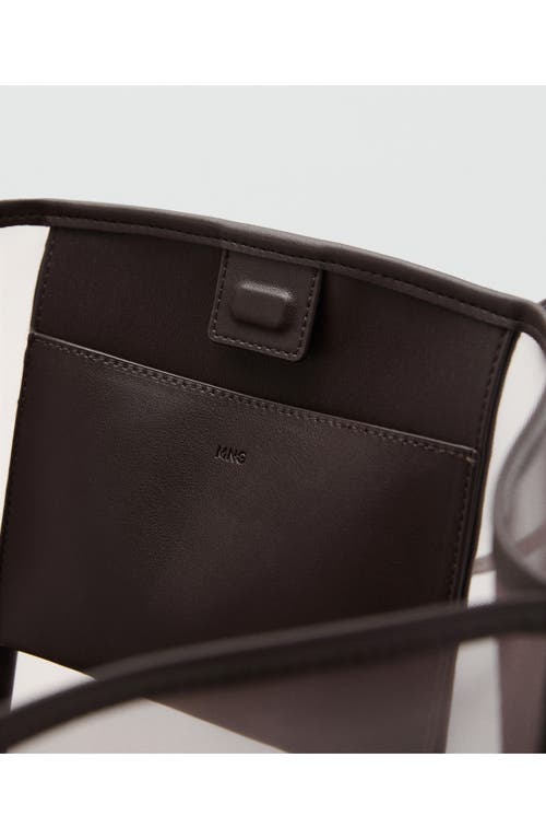 Mango Larger Shopper Bag In Brown