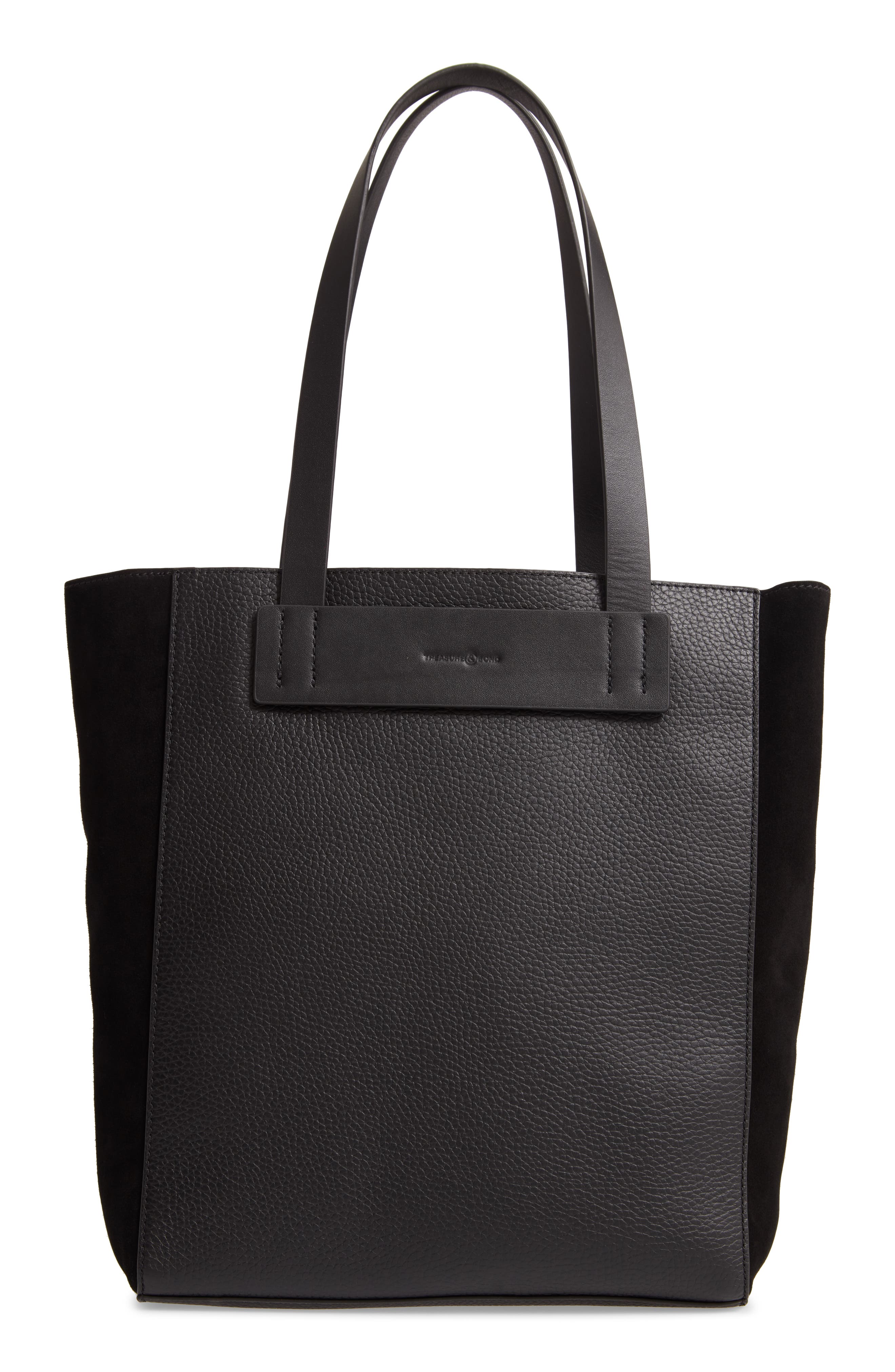 Treasure & Bond Findley Leather Tote, Main, color, 