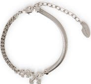 OFF WHITE Men's Double Arrow Bracelet