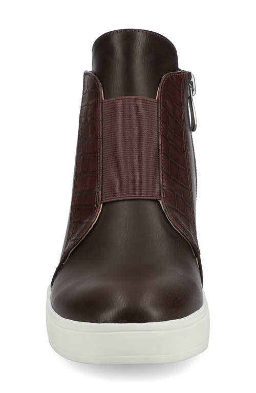 JOURNEE COLLECTION JOURNEE COLLECTION JOURNEE CLARA WEDGE SNEAKER 