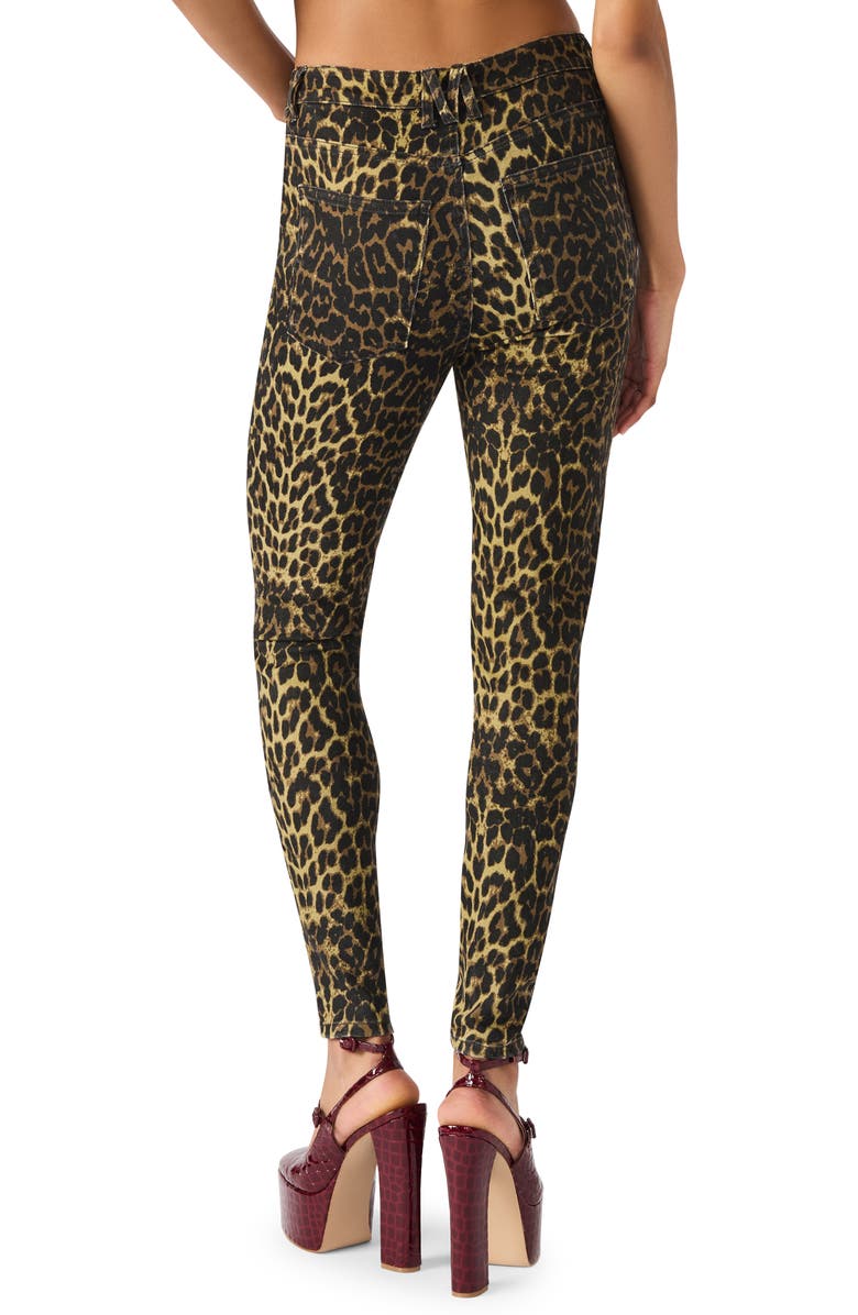 Steve Madden Lona Leopard Skinny Jeans, Alternate, color, Hot Spots Print