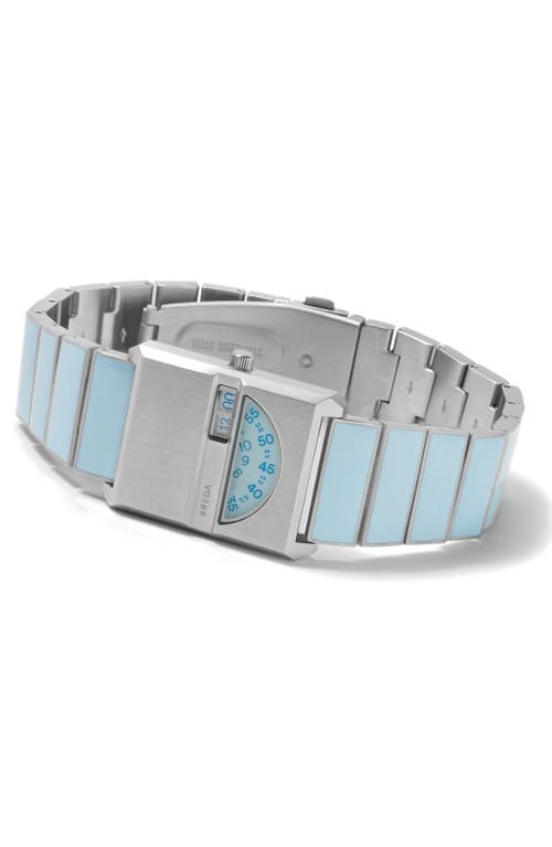 Breda Pulse Tandem Stainless Steel Bracelet Watch, 26mm