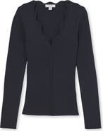 Reiss Lara V-Neck Knit Top