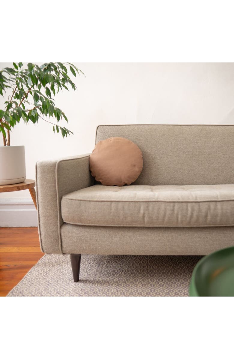 Pazar Studio The Small Circle in Canvas, Alternate, color, Powder Brown