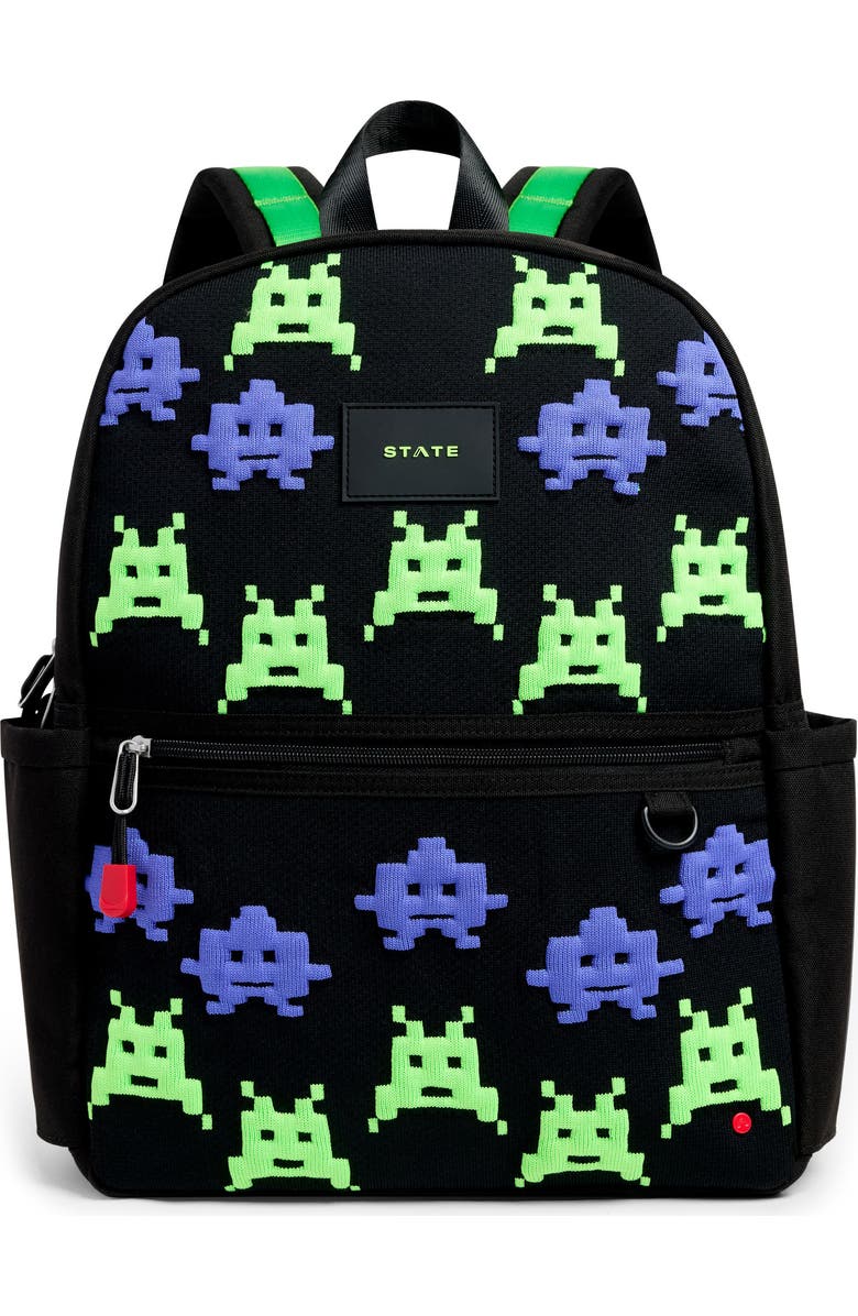 STATE Bags Kids' Kane Space Invaders Backpack, Main, color,