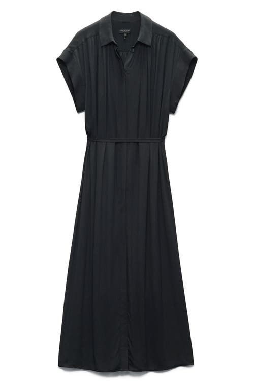 Rag & Bone Robin Pleated Maxi Shirtdress