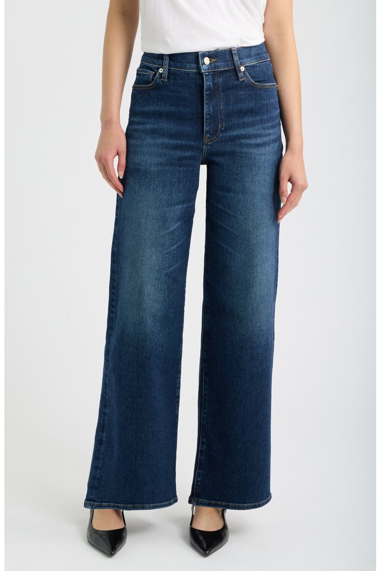 Le Slim Palazzo High Waist Wide Leg Jeans, Main, color, SHOWDOWN