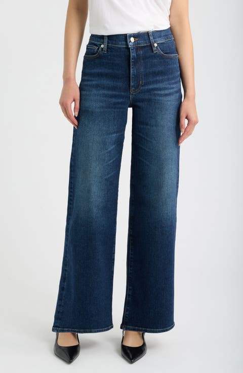Le Slim Palazzo High Waist Wide Leg Jeans
