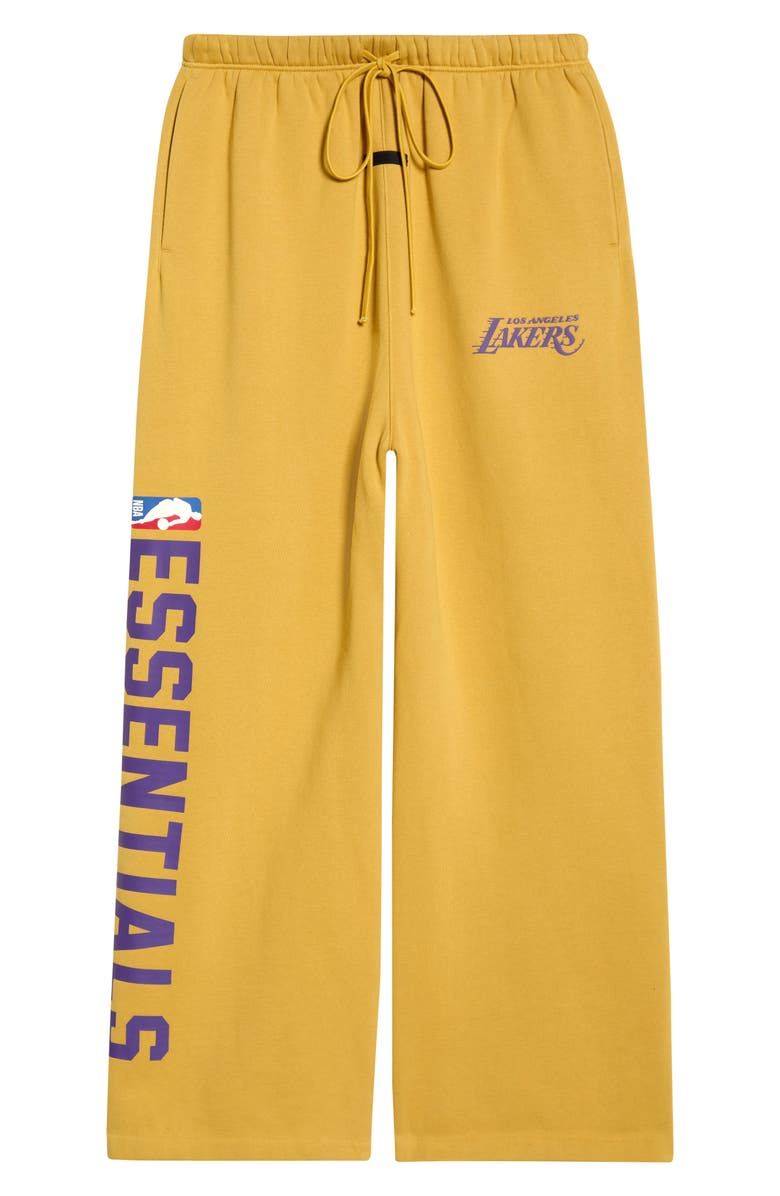 Fear of God Essentials Lakers Lounge Fit Sweatpants, Alternate, color, Canyon