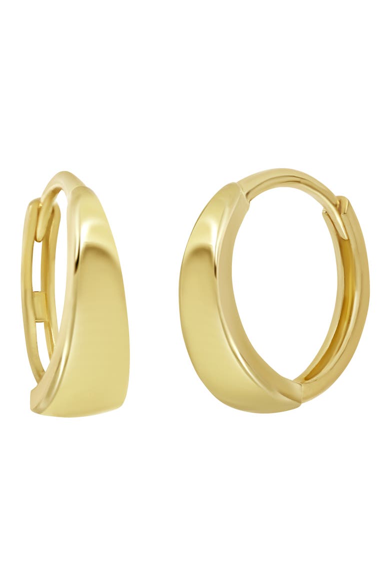 14K Gold Graduated Hoop Earrings, Main, color, 14K YELLOW GOLD