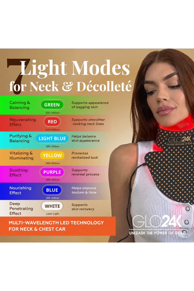 7 Color LED Super Mask for the Neck, Chest & Décolleté, Alternate, color, NONE