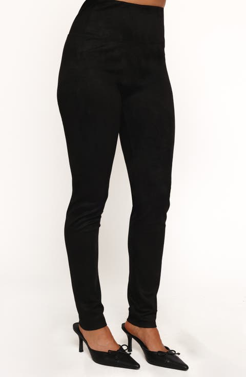 Carolyn Faux Suede Leggings