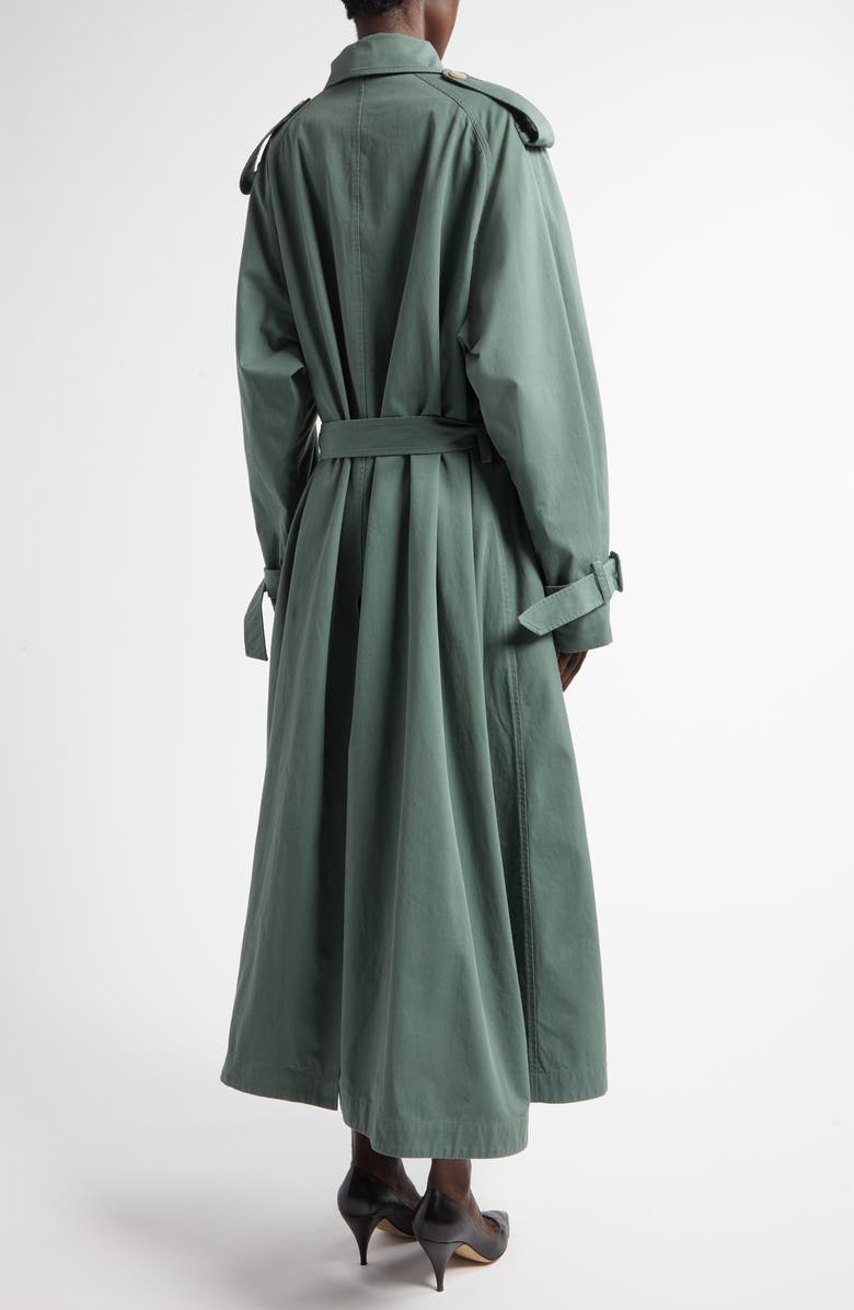 The Row Domeka Oversize Cotton Twill Trench Coat, Alternate, color, 