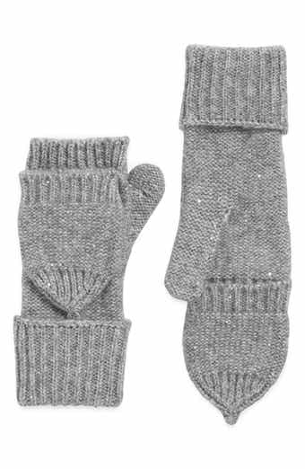 Calvin Klein Mini Sequin Flip Top Gloves