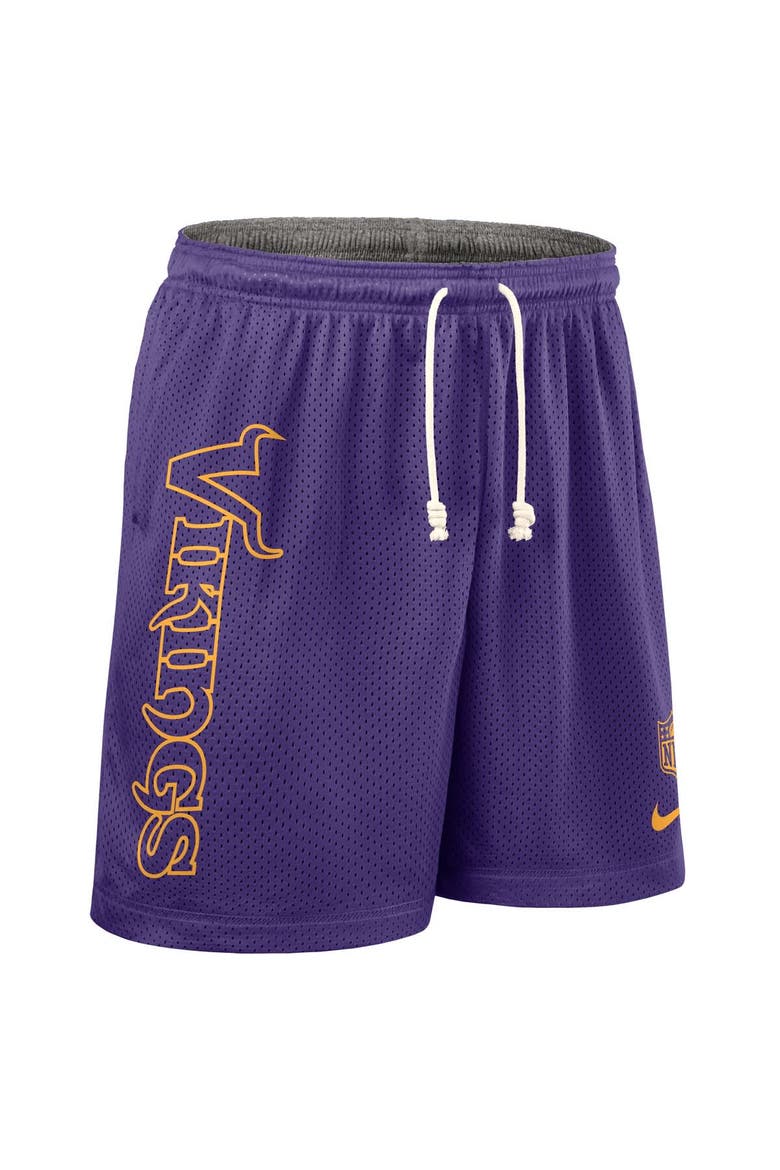 Men's Nike Purple Minnesota Vikings Sideline Reversible Performance Shorts, Alternate, color, Purple
