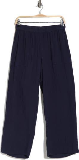 Cotton Gauze Pull-On Pants