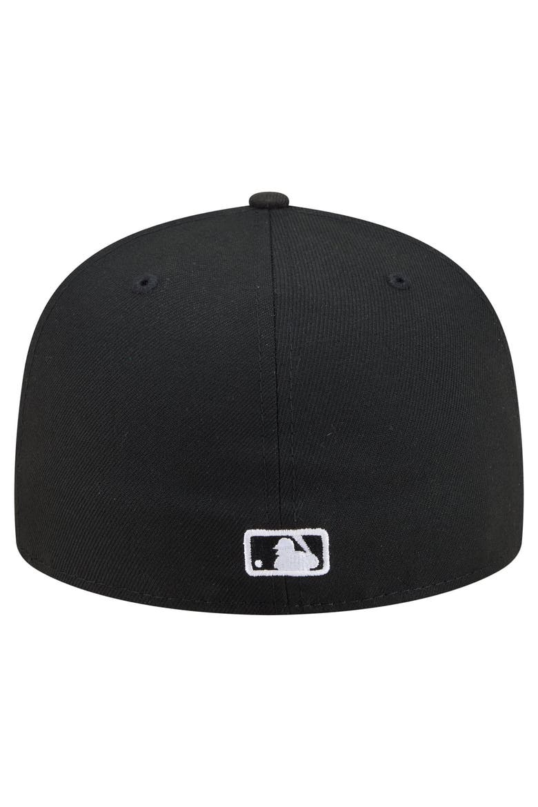 Men's New Era Black Seattle Mariners Americana Bald Eagle Pre-Curved 59FIFTY Fitted Hat, Alternate, color, Black
