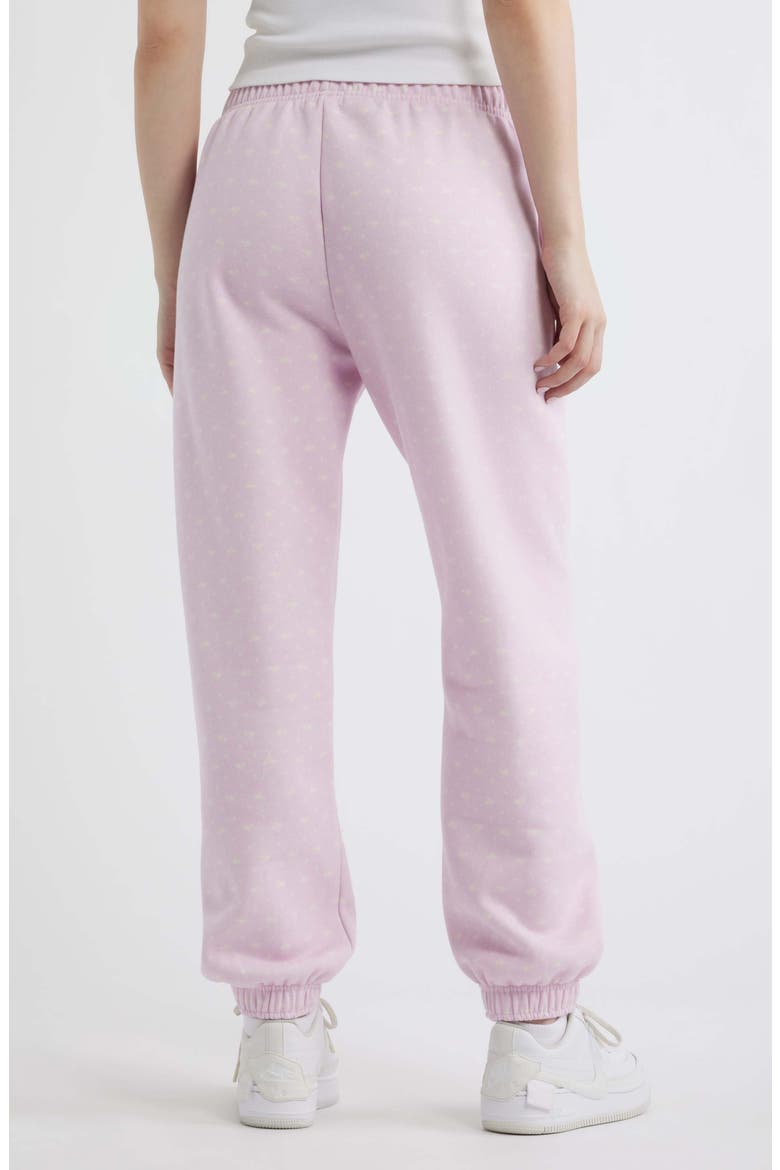 Lavender Bloom Joggers, Alternate, color, LILAC SNOW