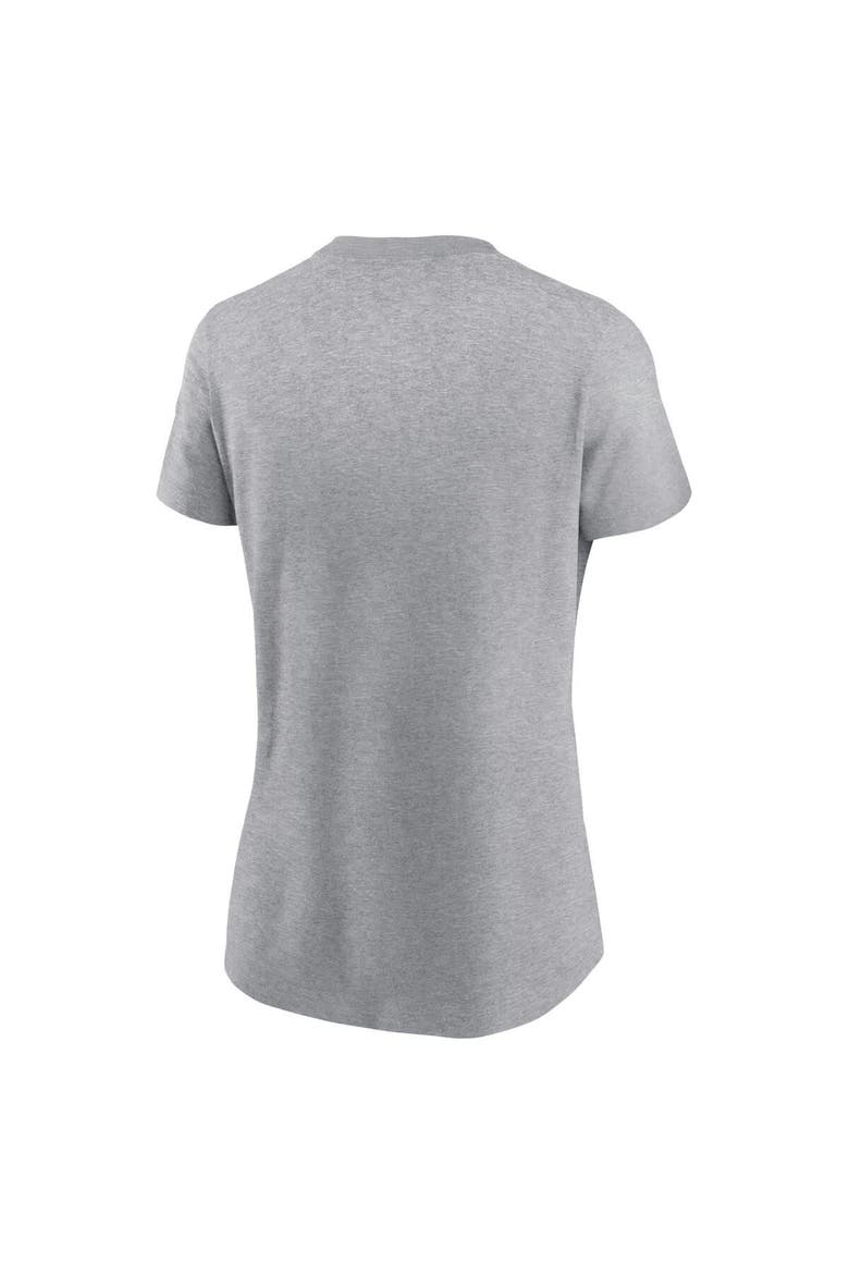 Women's Nike  Heather Gray Philadelphia Phillies Logo T-Shirt, Alternate, color, Heather Gray