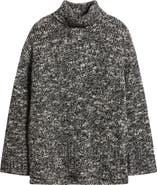 Nordstrom Marled Turtleneck Merino Wool Blend Sweater